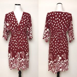 Poppy Garden Sweater V neck Valentine’s dress